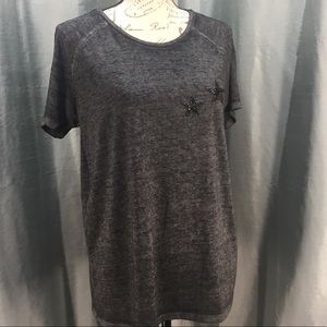 Soaked in Luxury embellished star knit tee